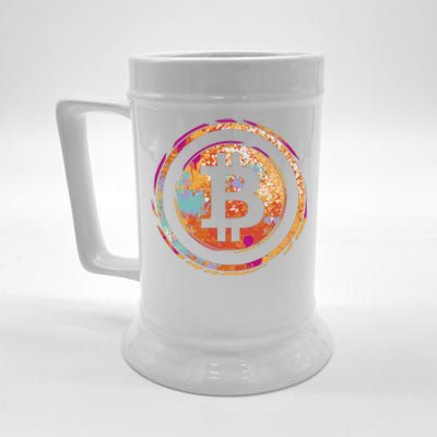 Bitcoin Retro Crypto Beer Stein