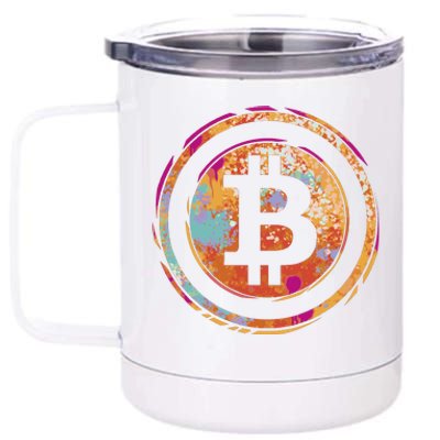 Bitcoin Retro Crypto 12 oz Stainless Steel Tumbler Cup