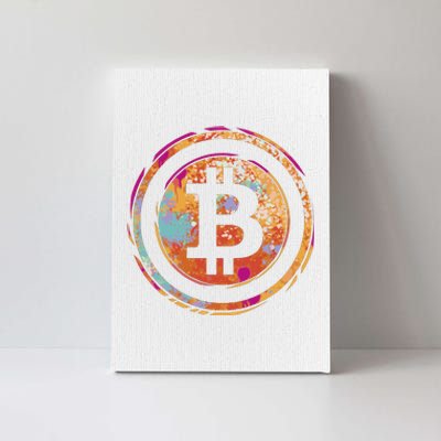 Bitcoin Retro Crypto Canvas