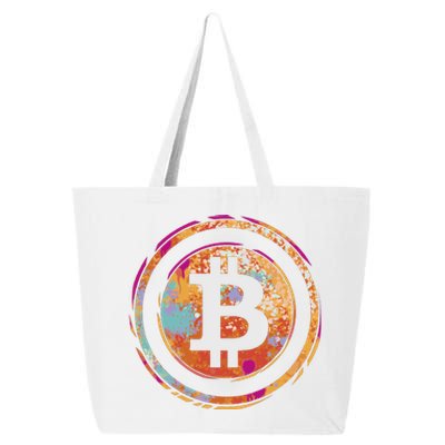 Bitcoin Retro Crypto 25L Jumbo Tote