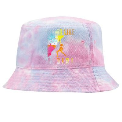 Bouldering Rock Climber Rock Climbing Tie-Dyed Bucket Hat