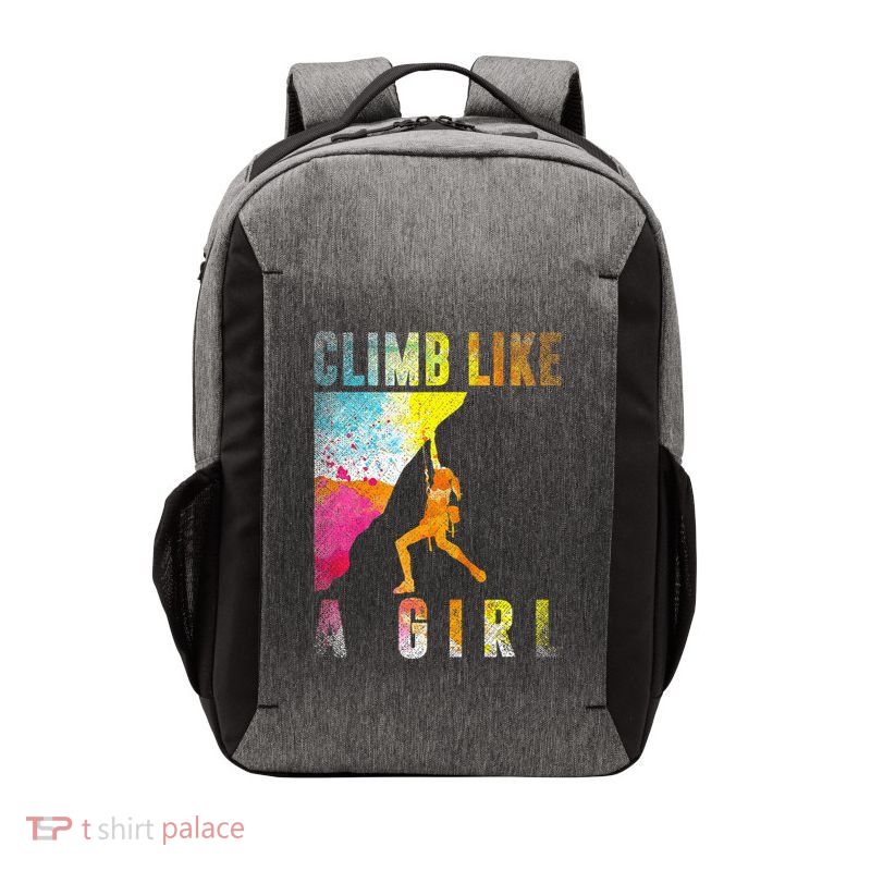 Bouldering Rock Climber Rock Climbing Vector Backpack