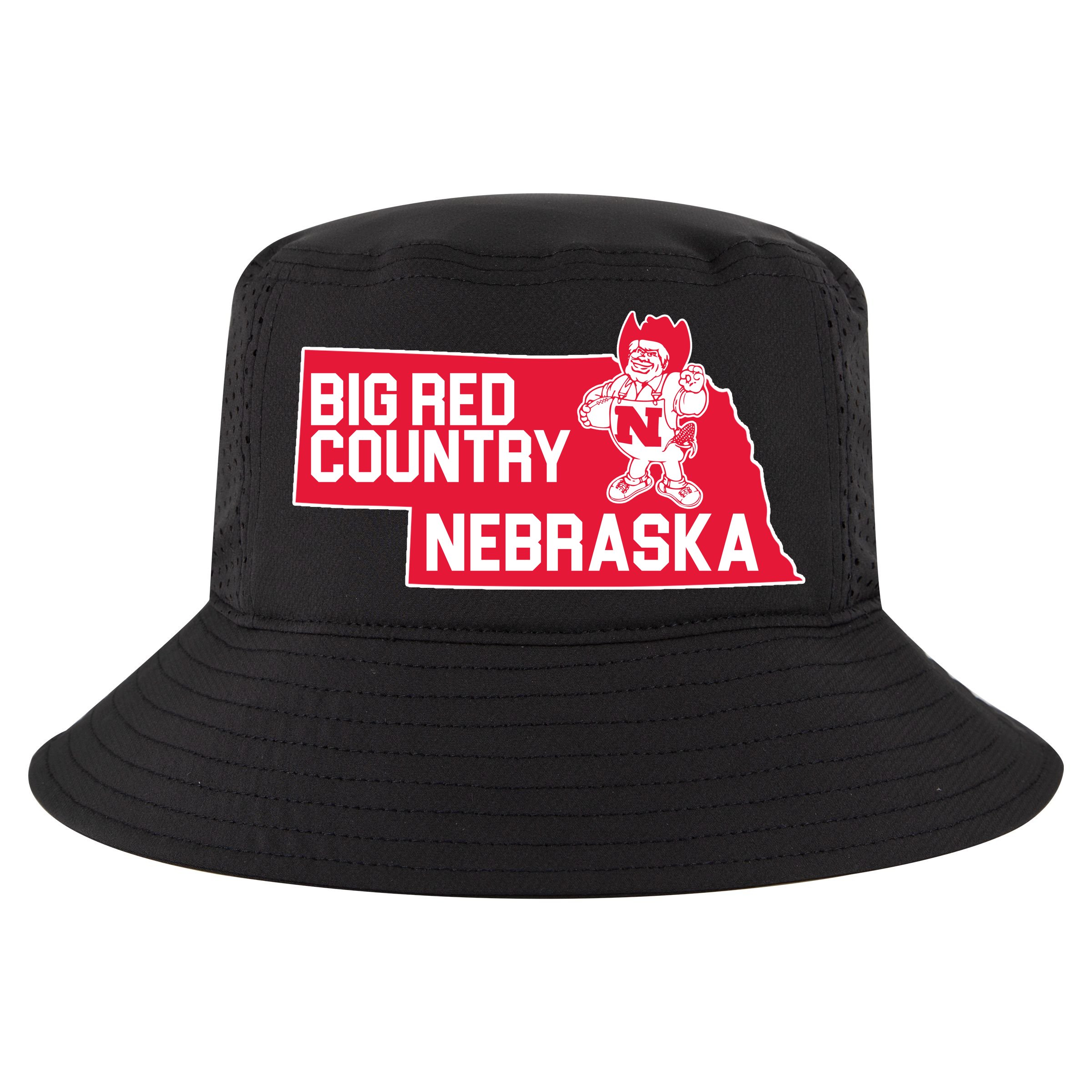 Big Red Country Nebraska Cool Comfort Performance Bucket Hat