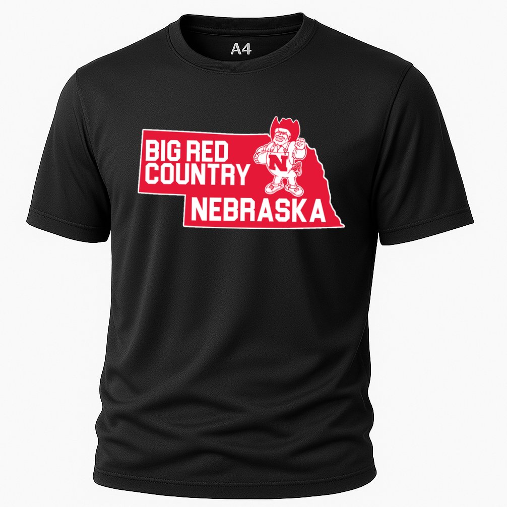 Big Red Country Nebraska Cooling Performance Crew T-Shirt