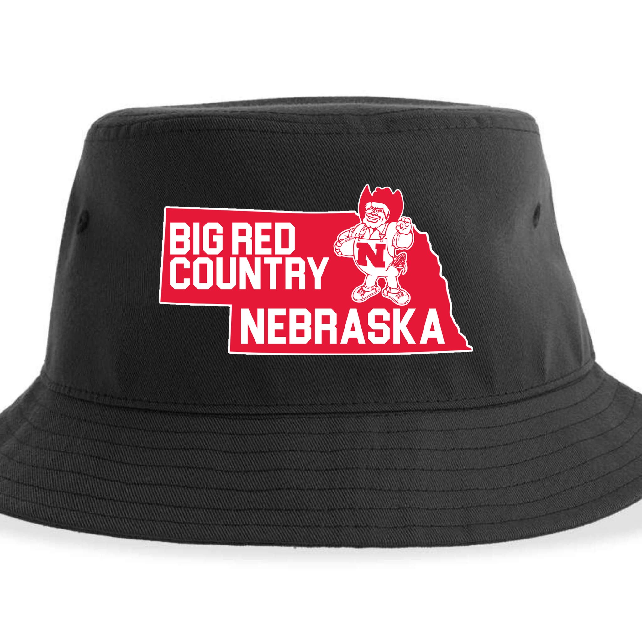 Big Red Country Nebraska Sustainable Bucket Hat