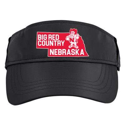 Big Red Country Nebraska Adult Drive Performance Visor
