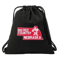 Big Red Country Nebraska Drawstring Bag
