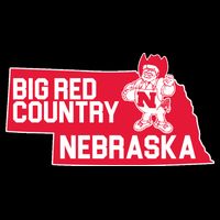 Big Red Country Nebraska Drawstring Bag