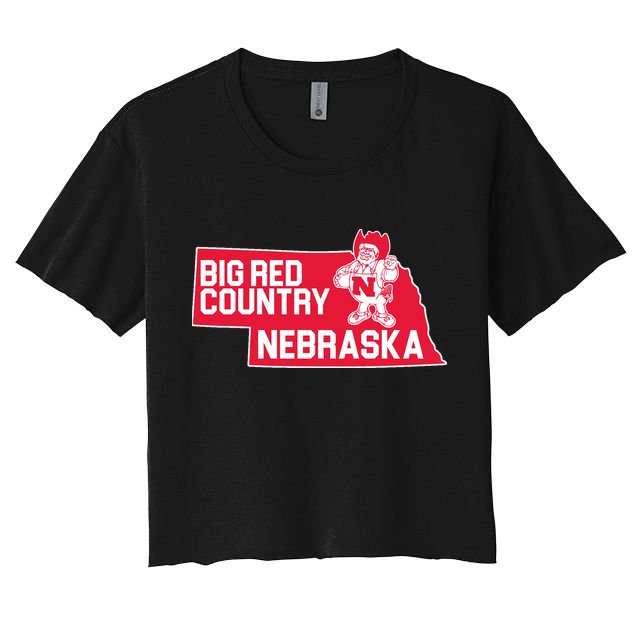 Big Red Country Nebraska Crop Top