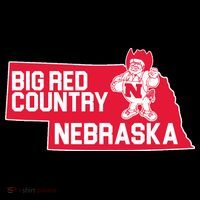 Big Red Country Nebraska Kids T-Shirt