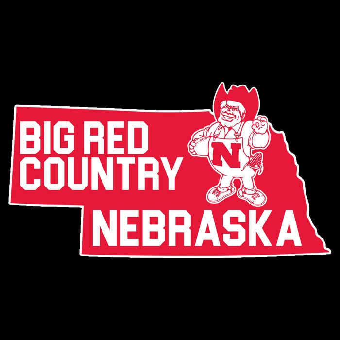 Big Red Country Nebraska Zip Tote Bag
