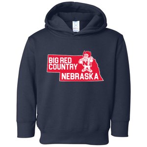 Big Red Country Nebraska Toddler Hoodie