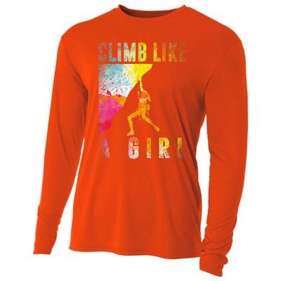 Bouldering Rock Climber Rock Climbing Cooling Performance Long Sleeve Crew