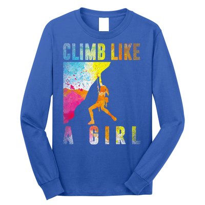 Bouldering Rock Climber   Long Sleeve Shirt