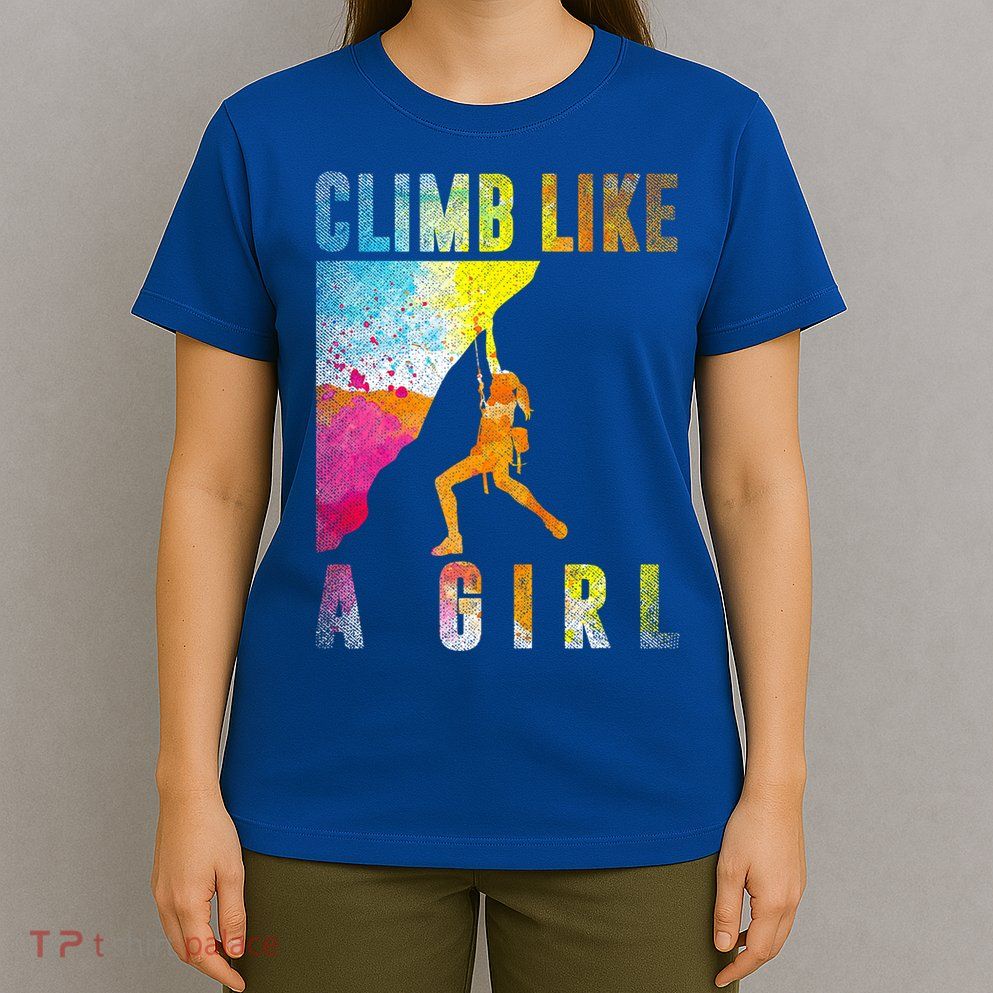 Bouldering Rock Climber   T-Shirt