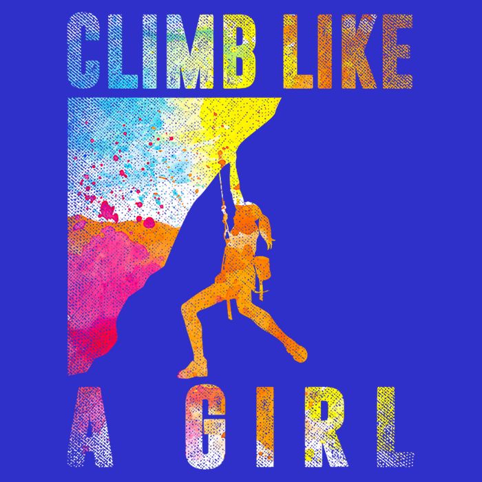 Bouldering Rock Climber   Tall Sweatshirt