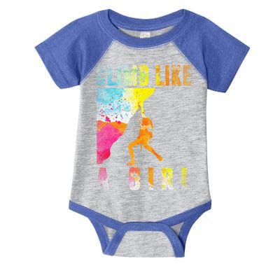 Bouldering Rock Climber   Infant Baby Jersey Bodysuit