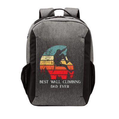 Best Rock Climbing Dad Ever Cool Son Vintage Rock Climbing Gift Vector Backpack