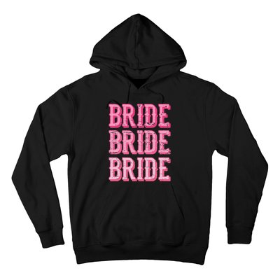 Bride Rodeo Cowgirl Bachelorette Party Wedding Hoodie