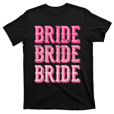 Bride Rodeo Cowgirl Bachelorette Party Wedding T-Shirt