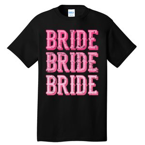 Bride Rodeo Cowgirl Bachelorette Party Wedding Tall T-Shirt