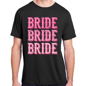 Bride Rodeo Cowgirl Bachelorette Party Wedding Adult ChromaSoft Performance T-Shirt