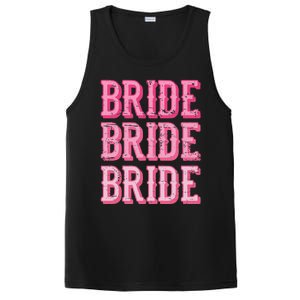 Bride Rodeo Cowgirl Bachelorette Party Wedding PosiCharge Competitor Tank