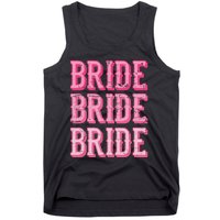 Bride Rodeo Cowgirl Bachelorette Party Wedding Tank Top