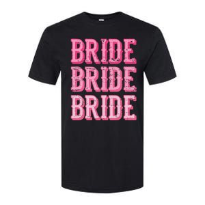 Bride Rodeo Cowgirl Bachelorette Party Wedding Softstyle CVC T-Shirt