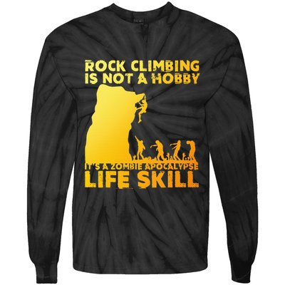 Best Rock Climbing Art For Rock Climber Bouldering Tie-Dye Long Sleeve Shirt