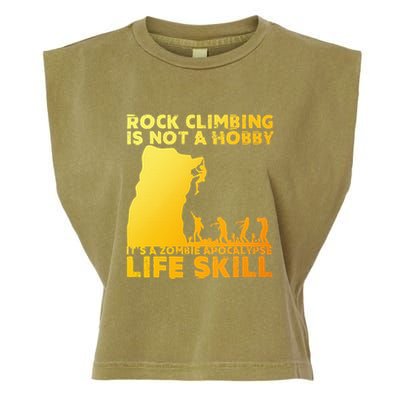 Best Rock Climbing Art For Rock Climber Bouldering Garment-Dyed Women's Muscle Tee