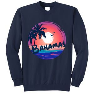 Bahamas Retro Circle Tall Sweatshirt