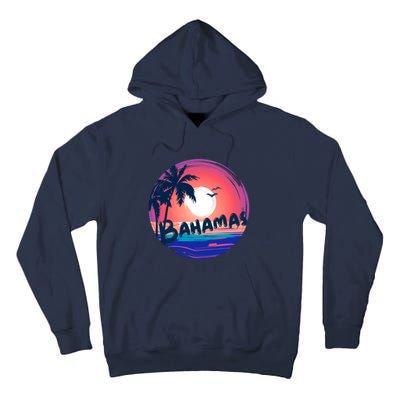 Bahamas Retro Circle Tall Hoodie