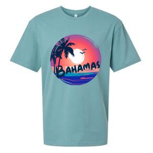 Bahamas Retro Circle Sueded Cloud Jersey T-Shirt