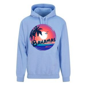 Bahamas Retro Circle Unisex Surf Hoodie