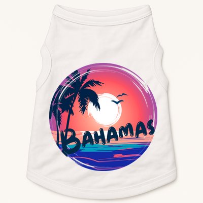 Bahamas Retro Circle Doggie Tank
