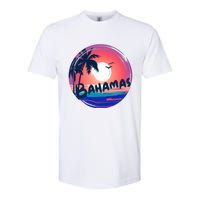 Bahamas Retro Circle Softstyle CVC T-Shirt