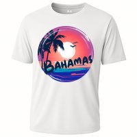 Bahamas Retro Circle Cooling Performance Crew T-Shirt