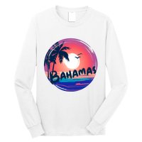 Bahamas Retro Circle Long Sleeve Shirt