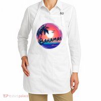 Bahamas Retro Circle Apron