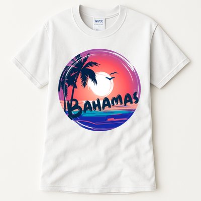 Bahamas Retro Circle Tall T-Shirt