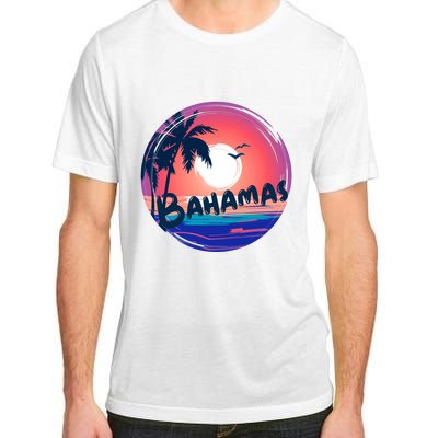 Bahamas Retro Circle Adult ChromaSoft Performance T-Shirt