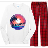 Bahamas Retro Circle Long Sleeve Pajama Set