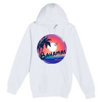 Bahamas Retro Circle Premium Pullover Hoodie