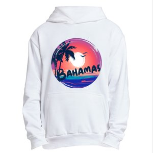 Bahamas Retro Circle Urban Pullover Hoodie