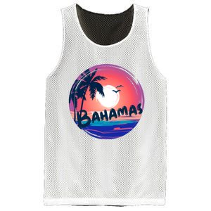 Bahamas Retro Circle Mesh Reversible Basketball Jersey Tank