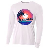 Bahamas Retro Circle Cooling Performance Long Sleeve Crew