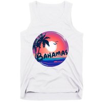 Bahamas Retro Circle Tank Top