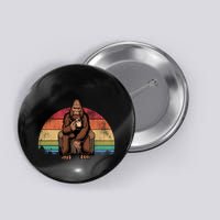 Bigfoot Relaxing Coffee Retro Vintage Button