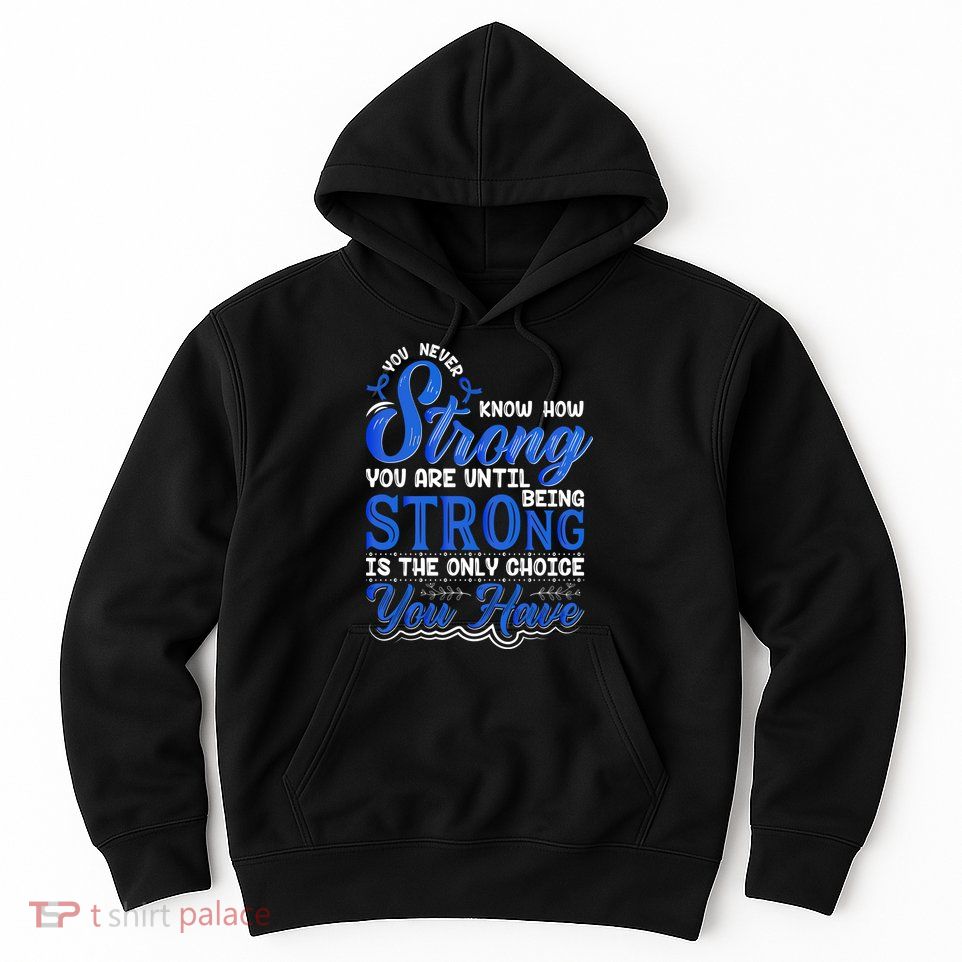 Blue Ribbon Colon Cancer Hoodie